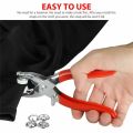 Snap Pliers Automatic Grommet Eyelet Pliers Five-Claw Snap Button Plier. 