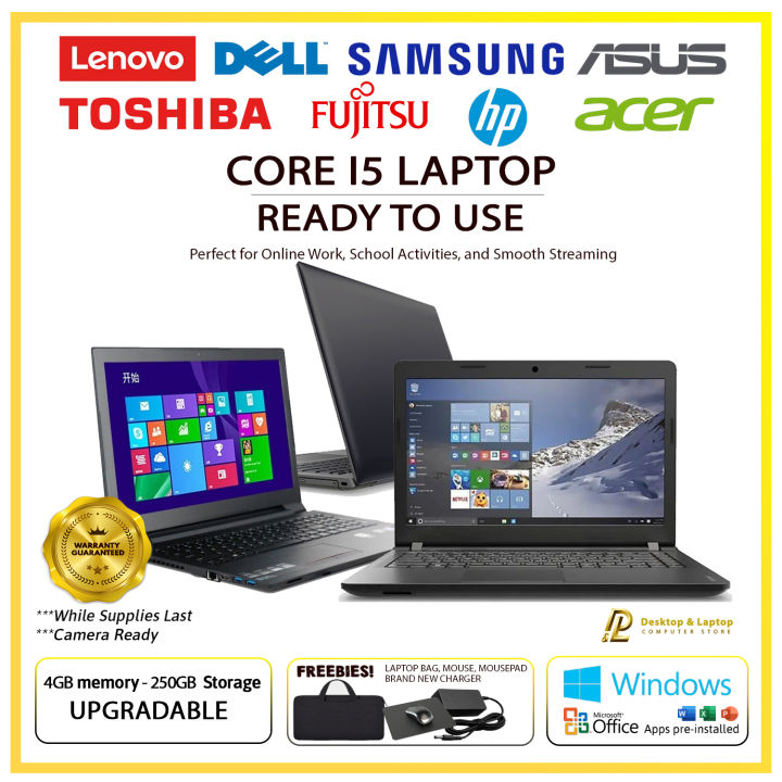 AFFORDABLE LAPTOP • i3/i5/i7/Cel - 2nd / 3rd / 4th / 5th Generation ...