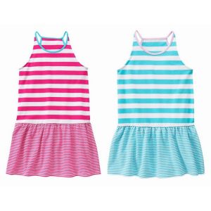 [HCM] Váy cổ yếm bé gái [XUẤT XỊN CHẤT ĐẸP] Đầm cổ yếm thun cotton trẻ em Gymboree size 2-4T (14-18kgs)