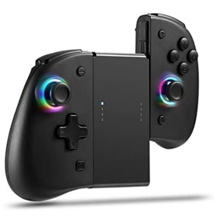 ♥N-Switch JoyCon Split Pad wireless Controller RGB Adjustable LED
