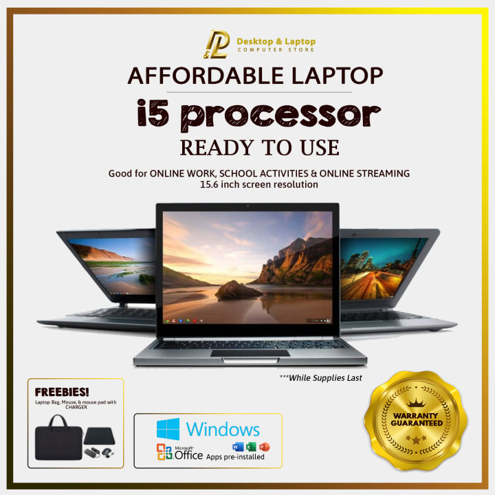 AFFORDABLE LAPTOP • i3/i5/i7/Cel - 2nd / 3rd / 4th / 5th / 6th ...