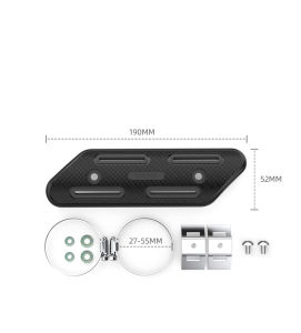 Ốp chống bỏng pô xe dùng cho pô vắc CT125 PG1