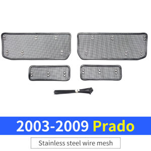 For 2003-2022 Toyota Land Cruiser Prado 150 120 Lc150 Lc120 Tuning Accessories Grille Prevent Mosquito SandMolding Styling