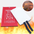 Selimut Pemadam Api Fiberglass Fire Blanket Original Pelindung Api Fire Shelter Safety Protector. 