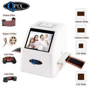 Portable 35Mm Negative Slide Film Scanner Resolution 22 Mega Pixels 110 135 126KPK Digital Converter With 2.4\"LCD