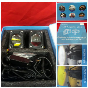 Lampu Tembak Model VAHID U94 - Foglamp LED Projector 2 Warna - U94