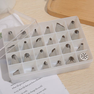SG Specool® 24 Styles Baking Piping Nozzles for Decorating Cake Cupcake Stainless Steel Pastry Tips