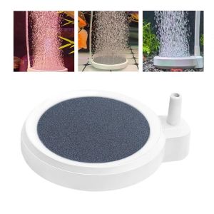 AKZDXE Universal Aquarium Air Stones Disc Silent High Dissolved Oxygen Pump  Bubble Stone Aerator for Pond Pumps Circulation System