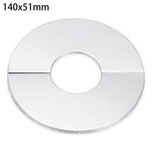 FXUP Useful Stainless Steel Chrome Flange Cover Faucet Decor Faucet Accessories Pipe Wall Covers Faucet Decorative Cover