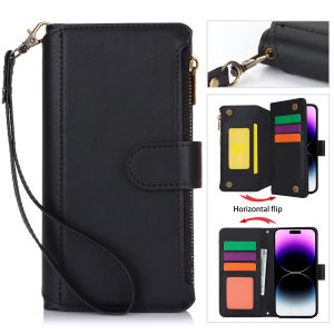 Thẻ Trường Hợp Đối Với Iphone15 Pro Max Điện Thoại Di Động vỏ điện thoại Với Đường Chéo Dây đeo dây bảo hiểm Ví Túi bao bằng da nắp gập Trường Hợp Với đồ đựng thẻ Vỏ Bìa Đối Với iPhone 15 Pro Max 14 Cộng Với 14 Pro Max 13 Pro Max 11 12 Pro Max X XR XS Max