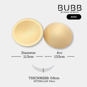 1 Pair Round Sponge Bra Pad Inserts Breathable Push Up Pads Women’s Chest Support Bikinis Swimsuits Replacement Cups (BUBB Store)