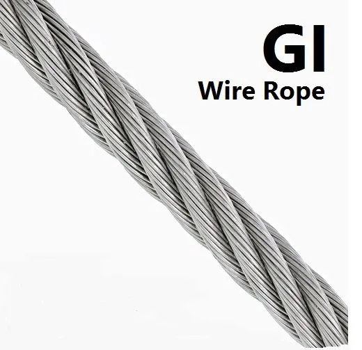 Galvanized Steel WIRE ROPE 3mm 4mm 5mm 6mm 8mm 10mm 12mm