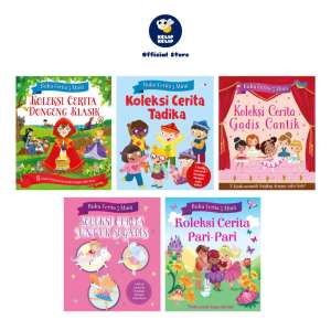 Koleksi 5 Buku Cerita dengan 25 Kisah Menarik & Suku Kata untuk Kanak Kanak Belajar Membaca