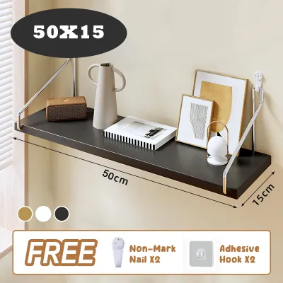 VINTAGE DISPLAY 💥 Modern DIY Floating Wooden Wall Hanging Shelves Organizer Rack Home Decorative