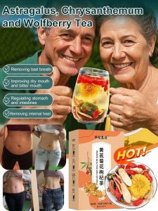 ⚡Hot Sale⚡Astragalus Chrysanthemum Wolfberry Tea Eye-clearing And Lung-clearing Herbal Tea Enhances Immunity Reduces Bad Breath Reduces Internal Heat Chrysanthemum Tea Nourishes And Protects The Liver Wolfberry Tea