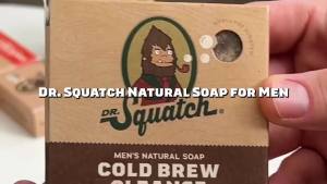 Xà phòng tự nhiên Dr. Squatch cho nam - Xà phòng chế biến lạnh không có hóa chất mạnh - Dừa Castaway Fresh Falls & Cool Aloe (5 oz 3 gói)