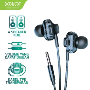 Robot RE30 Headset Wired Oblique In-Ear Earphone Bass