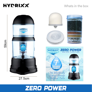 KOREA KING HYDRIXX Mineral Pot Water Filter System Indoor Countertop 7 Stages Water Filtration System - 15 / 16 / 28 Liters (15L / 16L / 28L)