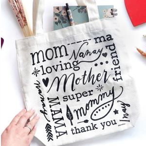 Papemelroti Dear Me Canvas Tote Bag | Mothers Day Gift