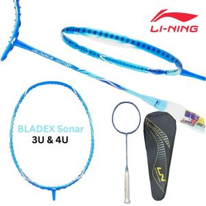 RAKET LINING  BADMINTON BULUTANGKIS LINING BLADE X SONAR BLUE ORIGINAL