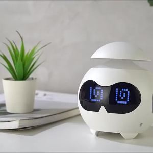USB Expression Clock & Bluetooth Music Alarm Clock for Student Bedroom