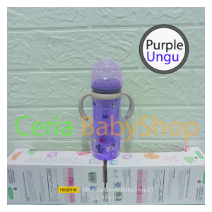 Botol Susu Bayi Bentuk Dot Bulat Minitree Model Jamur Baby Feeding Bottle Regular Neck 150ml Untuk Usia 6 Bulan Ke Atas - Aneka Warna Biru Hijau Ungu Peach Sudah BPA Free Bisa Direbus Sterilisasi Mesin Mudah Dibersihkan