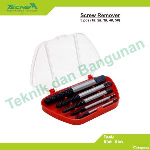 Tap Balik Baut Patah Screw Remover 5 pcs Lumos T02-002