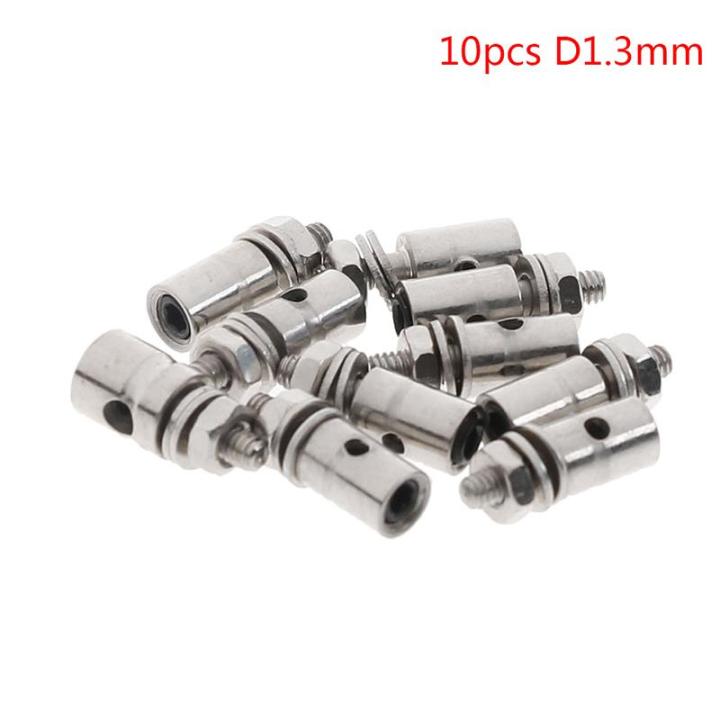 FUYU 10Pcs RC Airplane Boat Pushrod Linkage Stopper Servo Connectors