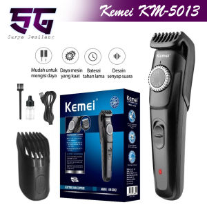 Hair Clipper Kemei KM-5013 Mesin Cukur Rambut Charger Cukuran Cas Hair Cut Limit comb 1-20mm