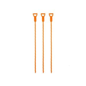 เครื่องมือเครื่องกำจัดขนระบายน้ำดีไซน์แบบเกลียวหมุนกลับได้สำหรับท่อฝักบัวอาบน้ำอ่างล้างจานอุดตันที่มีความยืดหยุ่นตามหลักสรีรศาสตร์นำมาใช้ใหม่ได้