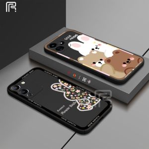 (Lokal Ready) Casing hp Infinix Hot 30i Hot 20S Note 12 G96 Note 12 Pro Hot 12 Play Hot 11 Play Hot 9 Play Hot 10 Play Hot 10S 10T Smart 6 Smart 5 Kartun Motif Teddy Bear Kelinci Soft Case