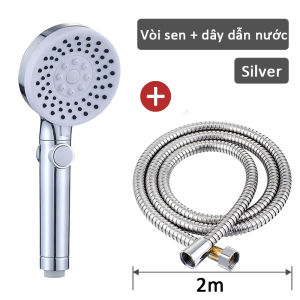 Vòi Sen Tắm Điều Chỉnh Nhiệt Độ Ống Nước Tiết Kiệm Nước - Bộ 2 món Tiết Kiệm Nước 5 Cấp