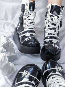 LOLi & LOLa Punk Y2k Dancing Boots for Women Aespas Winter Same Boots (Size 35-42)