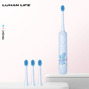 Bàn Chải Điện Cho Bé Sóng Âm Sonic LUHAN LIFE  Bàn Chải Đánh Răng Điện Trẻ Em Lông Mềm Đa Năng IPX7