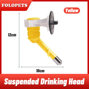 FOLOPETS Pet Dog Drinking Nozzle(without bottle) Water Feeder Cage Hanging Pet Cat Dog Automatic Water Dispenser Nozzle Hanging Waterer