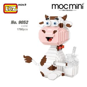 LOZ 9052 Big Milk Cow Nano Diamond Creative Brick Building Blocks 1780pcs