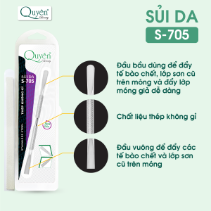Sủi Da Inox Mỹ Phẩm Quyên Chính Hãng S705 - An Toàn Cho Da - Thép Không Gỉ