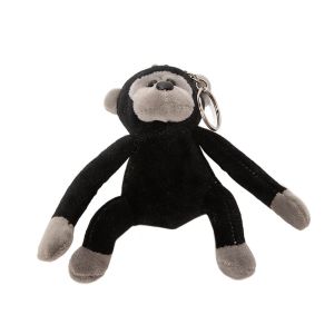 DWT9814 Jewelry Accessories Animal for Woman Monkey Doll Key Ring Soft Plush Pendant Plush Gorilla Toy Chimpanzee Plush Dolls Keychains Doll