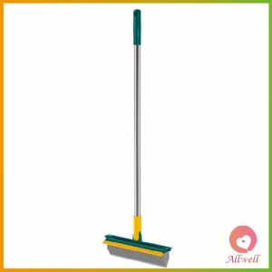 AW แปรงขัดพื้น  ด้ามยาว ห้องนอน แปรงช่องว่างกระเบื้อง ขนแปรงแข็ง floor brush