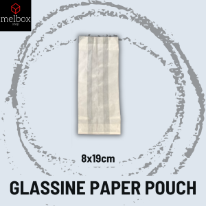 [50 pcs] Glassine Empanada Pastry Paper Pouch Food Disposable