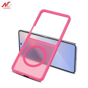 Luxury Slim Matte Case for Samsung Galaxy Z Flip 8 6 Flip8 Flip7 Flip6 FE Translucent for Wireless Charging Armor Cover