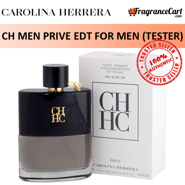 Carolina Herrera CH Men Prive EDT for Men (100ml Tester) Eau