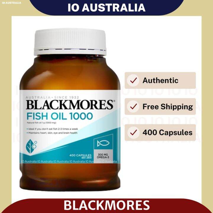 Blackmores Fish Oil 1000mg 400 Capsules | Lazada