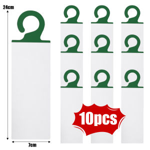 YESPERY 10Pcs Double Sided Insect Sticky Trap Fruit Fly Glue Trap Sticker Pest Control Hanging Adhesive Board for Orchards Greenhouses