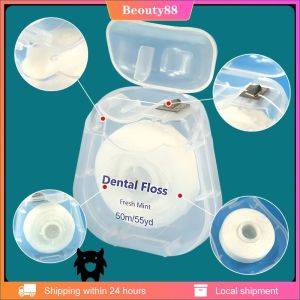 50M Portable Floss Care Teeth Clean Effective Plaque Removal Floss Pick Oral Hygiene Clean Wire