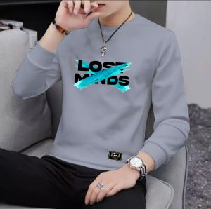 Promo Sweater Keren Crewneck Trendy Sweatshirt Kasual Kaos Elegan Sweter Lost Minds Kekinian