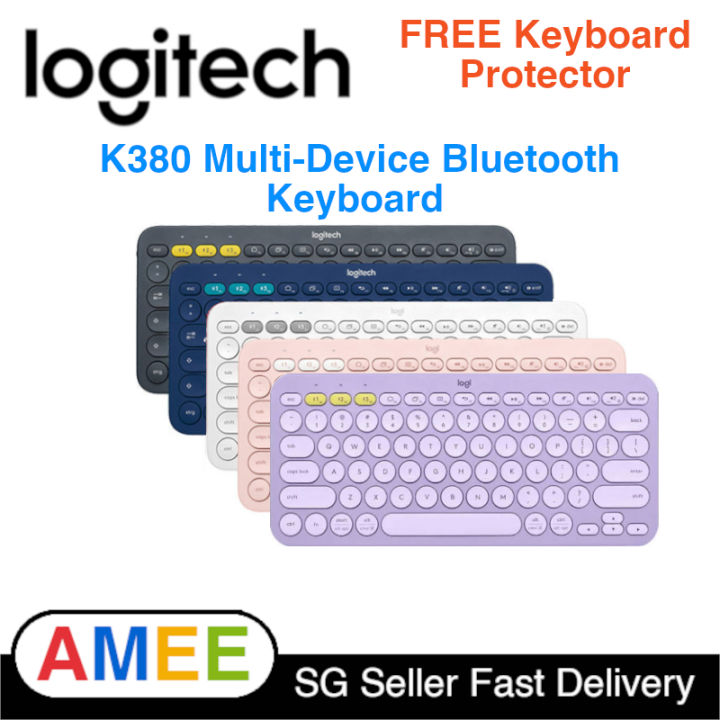 FREE keyboard cover 】 Logitech K380 MultiDevice Bluetooth Keyboard For