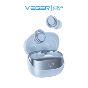 หูฟังบลูทูธ VEGER VE-20T หูฟัง Bluetooth V5.4 IPX4 หน้าจอ LED ตัดเสียงรบกวน ระบบควบคุมแบบสัมผัส รับประกัน 2 ปี