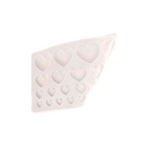🔥🔥🔥Aofulai แม่พิมพ์ซิลิโคนรูปหัวใจแบบทำมือแม่พิมพ์เค้กขนมฟองดองท์ช็อคโกแลตเค้กอุปกรณ์ตกแต่งขนมอบแม่พิมพ์เรซิน25ชิ้น