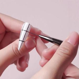 5Pcs Professional Nail Art Liner Brushes Set Multiple Sizes For Acrylic Nails Detail Design Precise Tools Handle